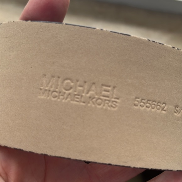 Michael, Kors Brown and silver genuine, leather chain belt, s/m - Picture 8 of 8